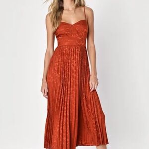 Lulu's Regal Romance Midi Dress